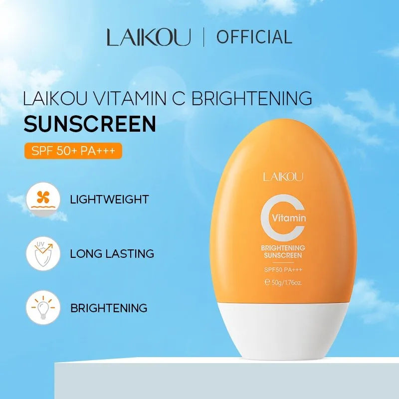 Laikou Vitamin C Brightening Sunscreen SPF 50 PA+++ (50gm)