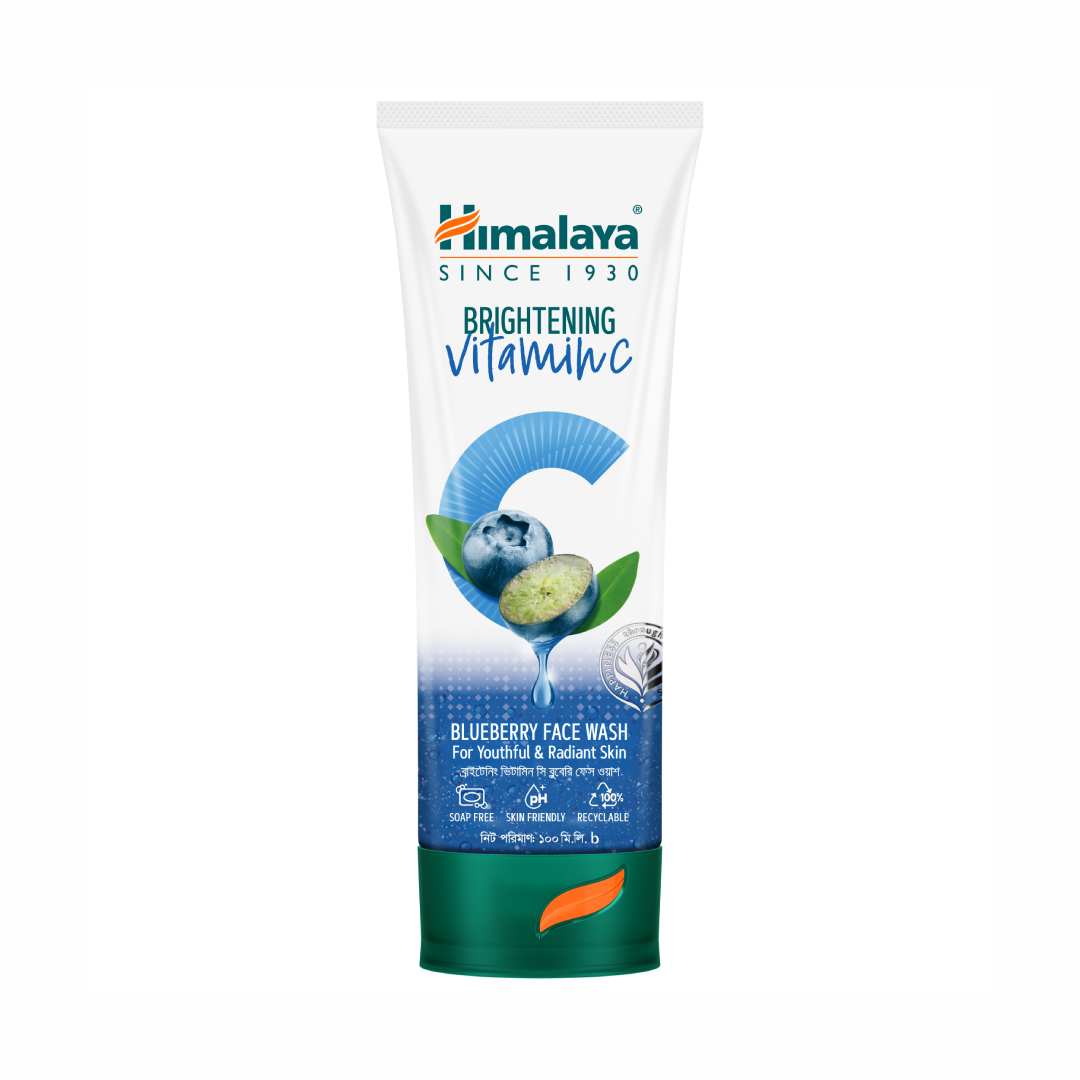 Himalaya Brightening Vitamin C Blueberry Facewash (100ml)