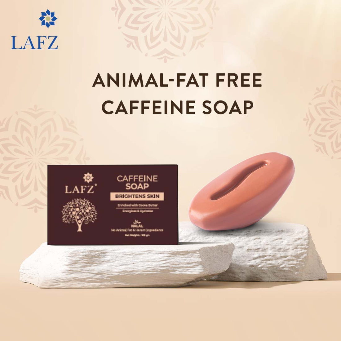 Lafz Caffeine Soap - 100gm (BD)