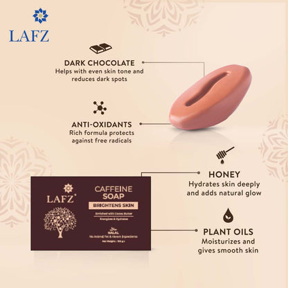 Lafz Caffeine Soap - 100gm (BD)