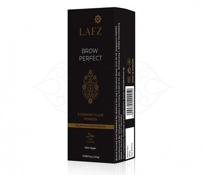 Lafz Halal Brow Perfect Eyebrow Filler Powder (1.0gm) - 01 Natural Brown