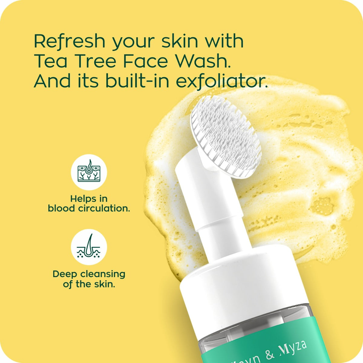 Zayn &amp; Myza Tea Tree and Salicylic Acid Foaming Face Wash for Women 100ml (India) - Pack of 02