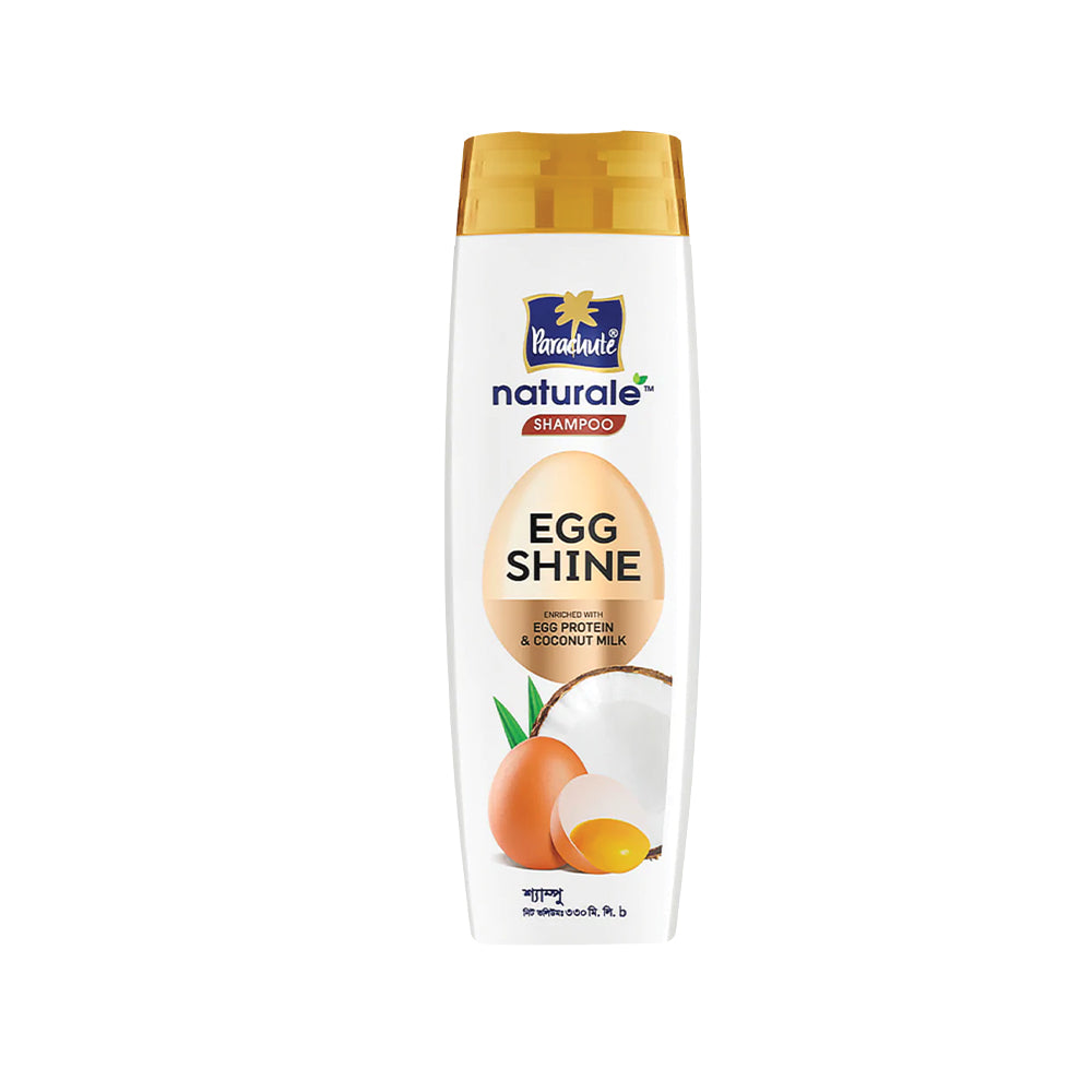 HAIR CARE BUNDLE - Parachute Naturale Shampoo Egg Shine 330ml &amp; Onion Enriched Coconut Hair Growth Oil 200ml