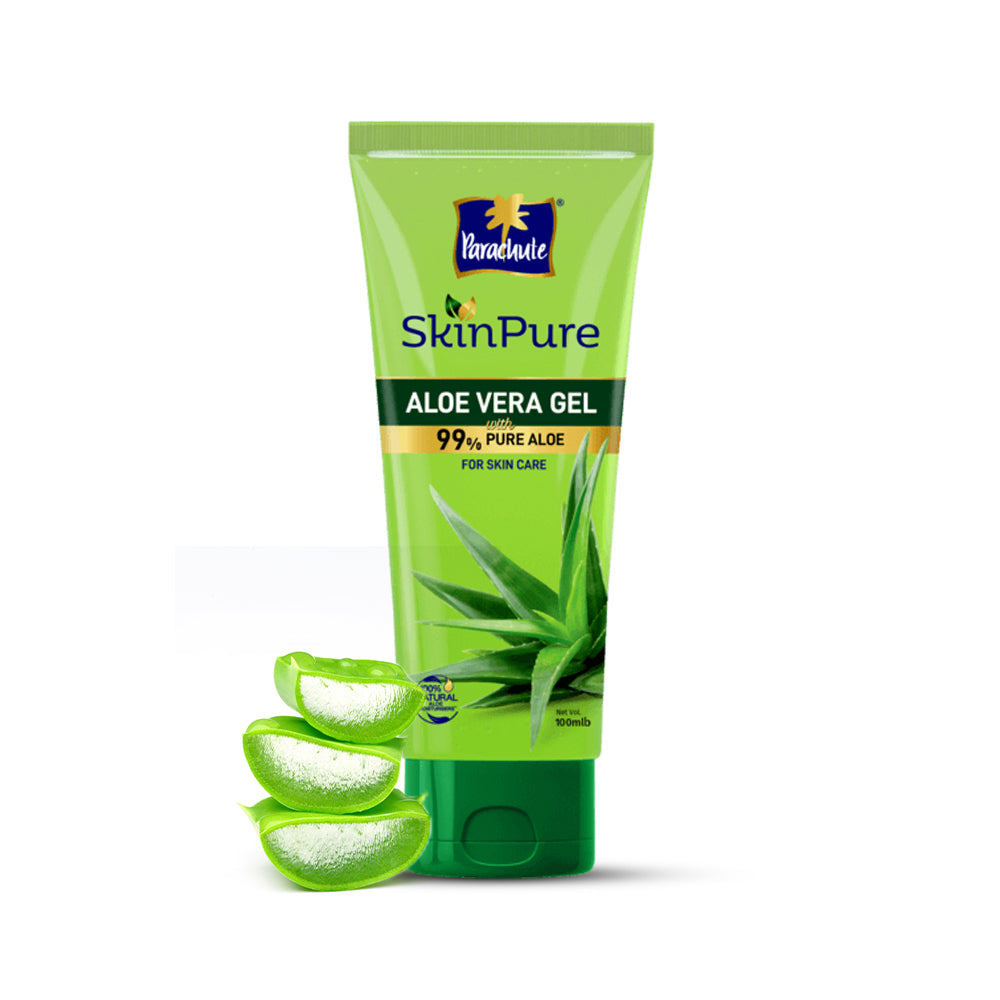 Parachute SkinPure Aloe Vera Gel 200ml (FREE Orange Facewash - ANTI PIMPLE - 50gm)