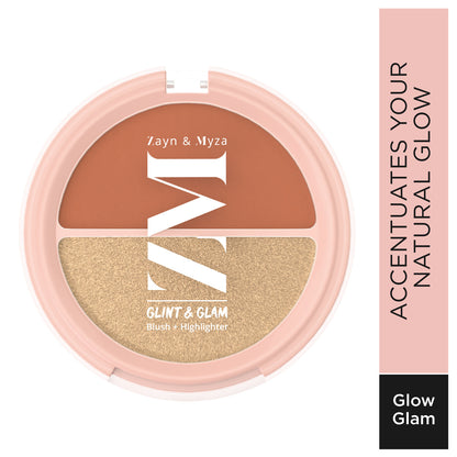 Zayn &amp; Myza GLINT &amp; GLAM - Blush + Highlighter (8g)