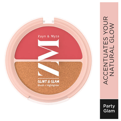 Zayn &amp; Myza GLINT &amp; GLAM - Blush + Highlighter (8g)