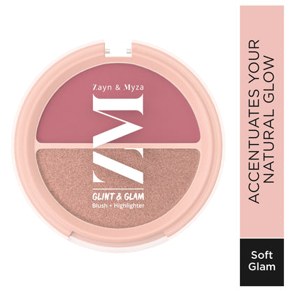 Zayn &amp; Myza GLINT &amp; GLAM - Blush + Highlighter (8g)