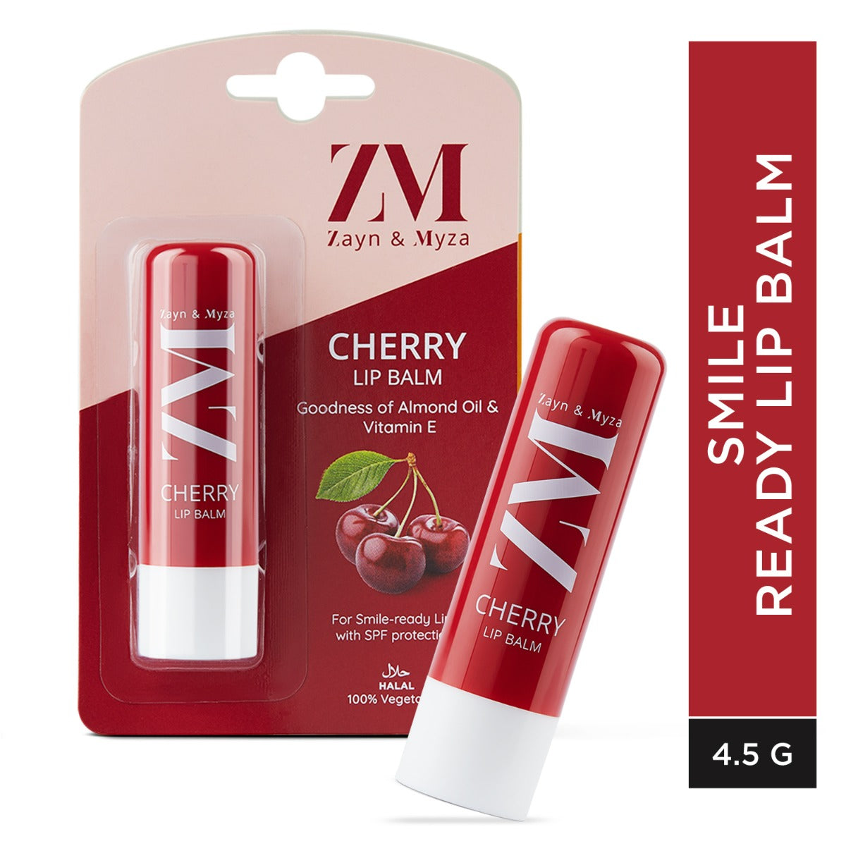 Zayn &amp; Myza Moisturizing Lip Balms Vanilla &amp; Cherry - Pack of 02