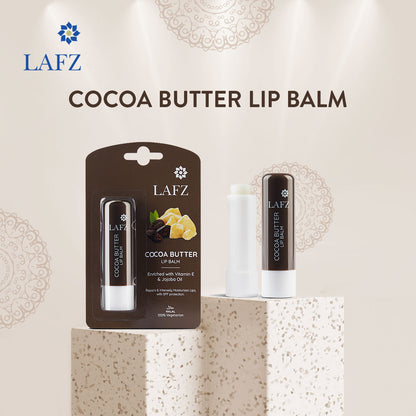 Lafz  Cocoa Butter Body Lotion 500ml (Free Lafz Cocoa Butter Lip Balm 4.5gm)