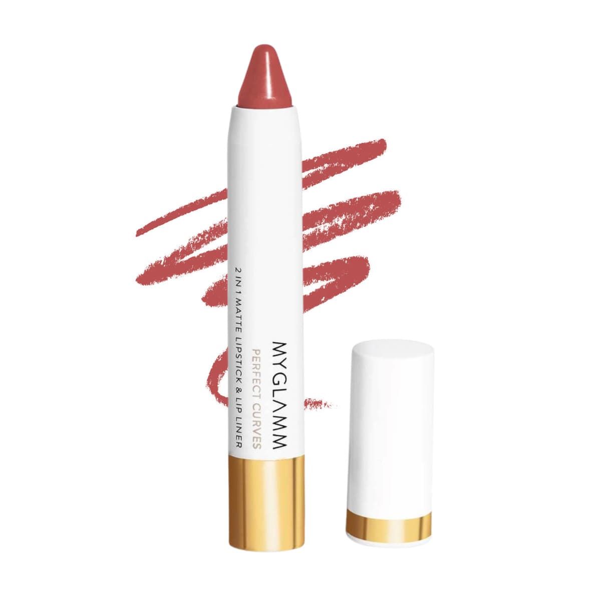 MyGlamm Perfect Curves Moisturising Matte Lip (3.7gm) - Spice