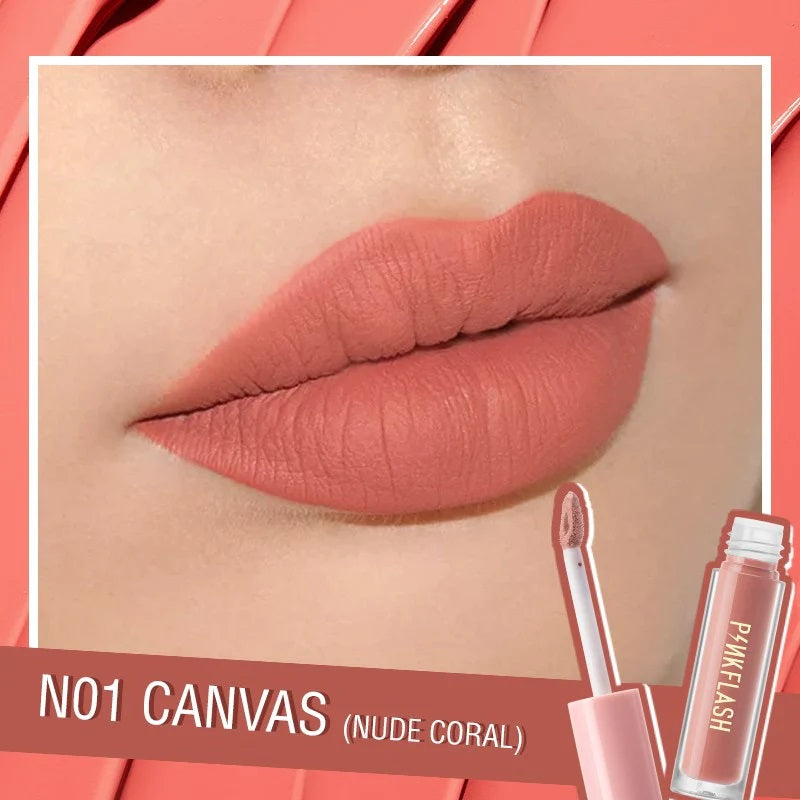 L01 - PINKFLASH Melting Matte Waterproof Lipcream (2.5ml)