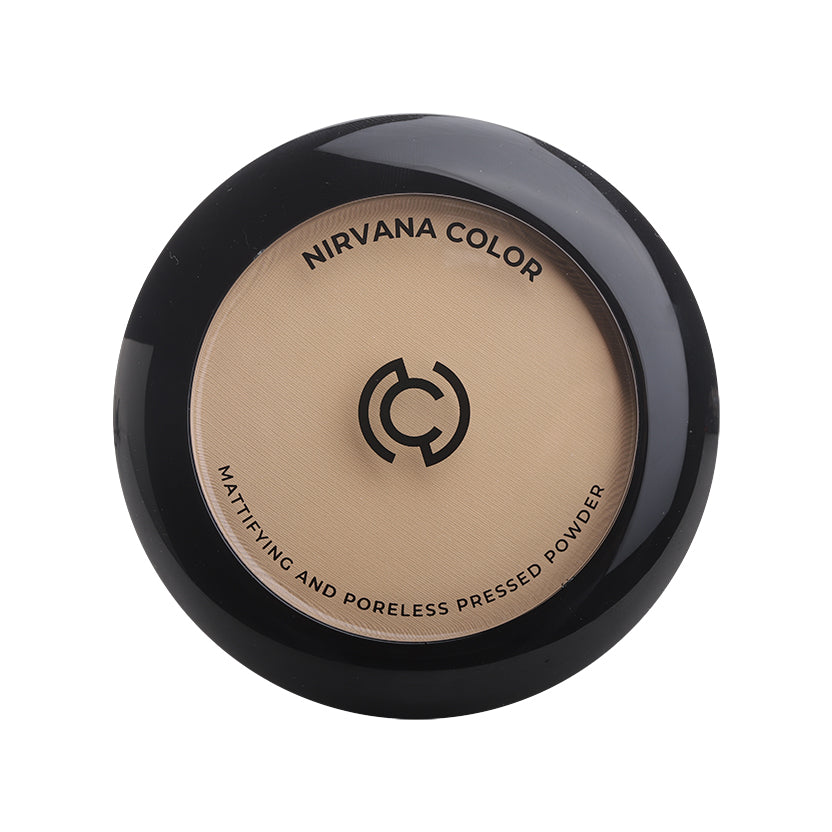 Nirvana Color Mattifying And Poreless Pressed Powder