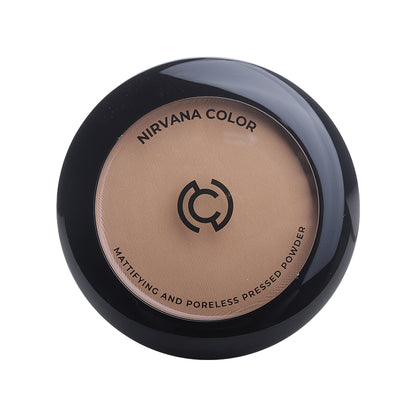 Nirvana Color Mattifying And Poreless Pressed Powder