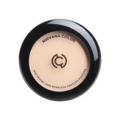 Nirvana Color Mattifying And Poreless Pressed Powder