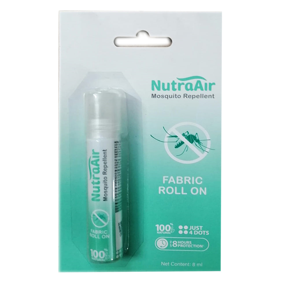 Nutra Air Mosquito Repellent Fabric Roll On (8ml) - Pack of 2