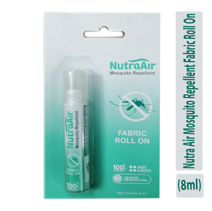 Nutra Air Mosquito Repellent Fabric Roll On (8ml) - Pack of 2