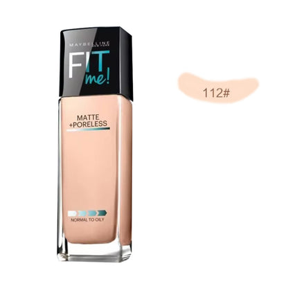 Maybelline Fit Me Matte + Poreless Liquid Foundation (30ml) - Natural Ivory 112