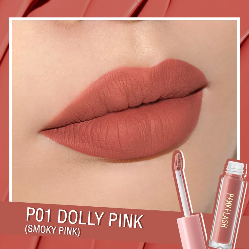 L01 - PINKFLASH Melting Matte Waterproof Lipcream (2.5ml)