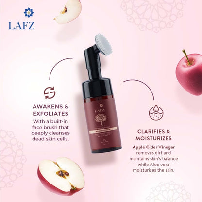 Lafz Foaming Face Wash (100ml) - Apple Cider Vinegar B1G1