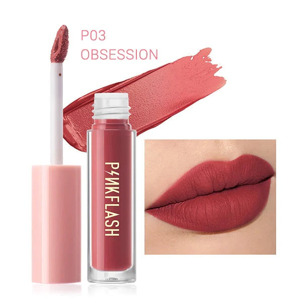 L01 - PINKFLASH Melting Matte Waterproof Lipcream (2.5ml)