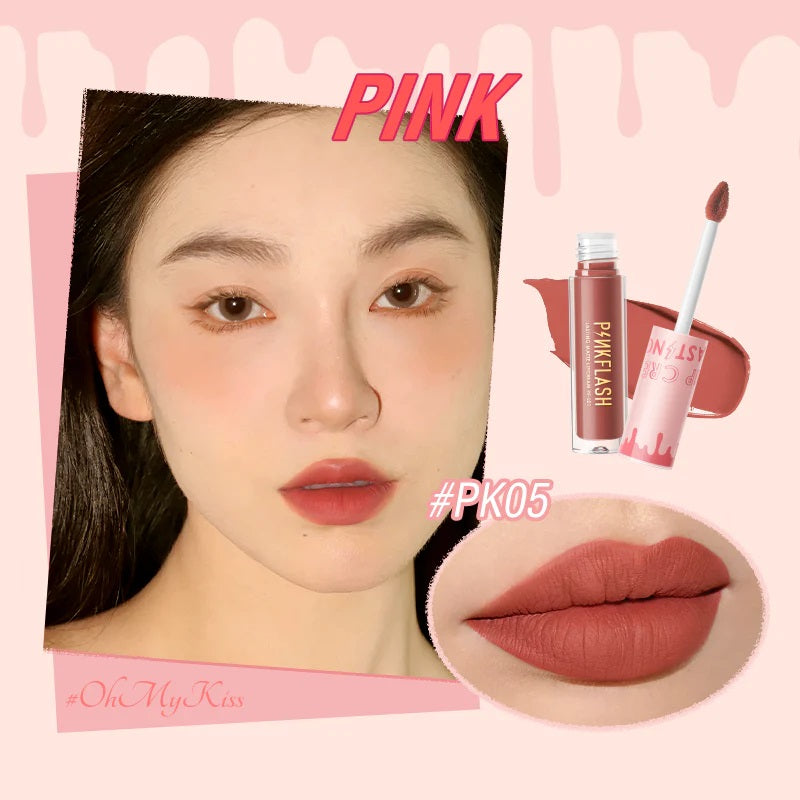 L01 - PINKFLASH Melting Matte Waterproof Lipcream (2.5ml)