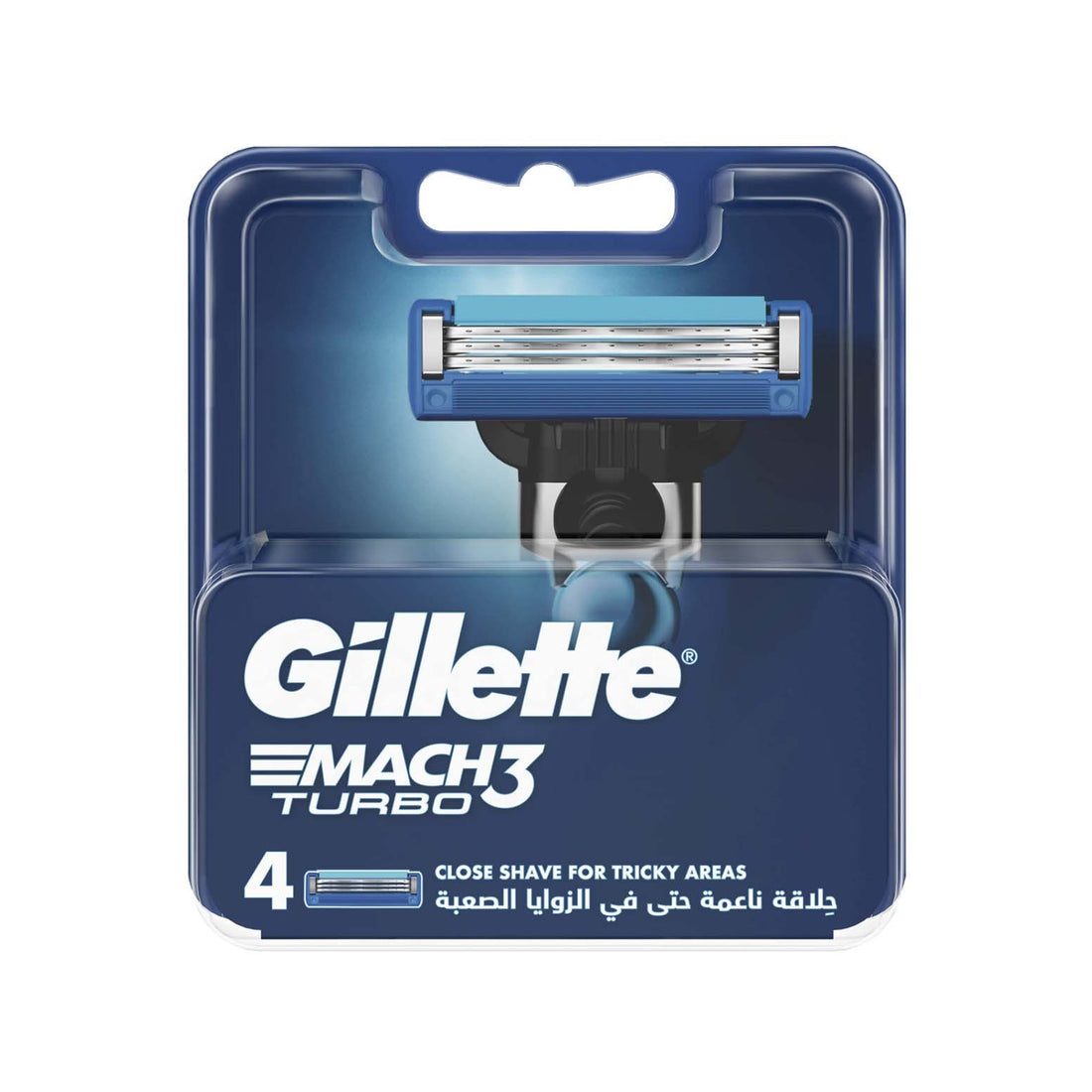 Gillette Mach3 Turbo Manual Shaving Razor Blades - 4s Pack (Cartridge)