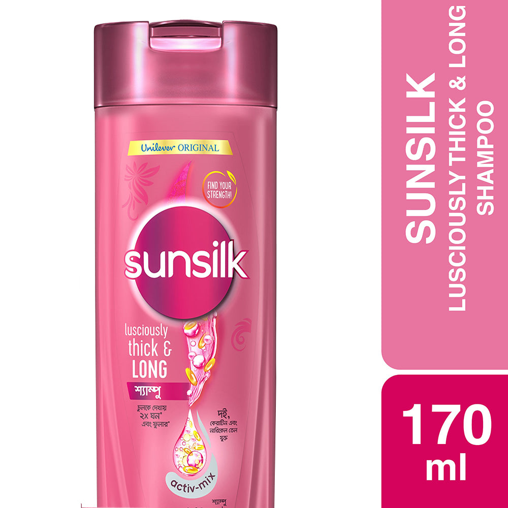 Sunsilk Lusciously Thick and Long Shampoo (340ml)