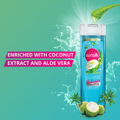 Sunsilk Coconut Water &amp; Aloe Vera Volume Hair Shampoo