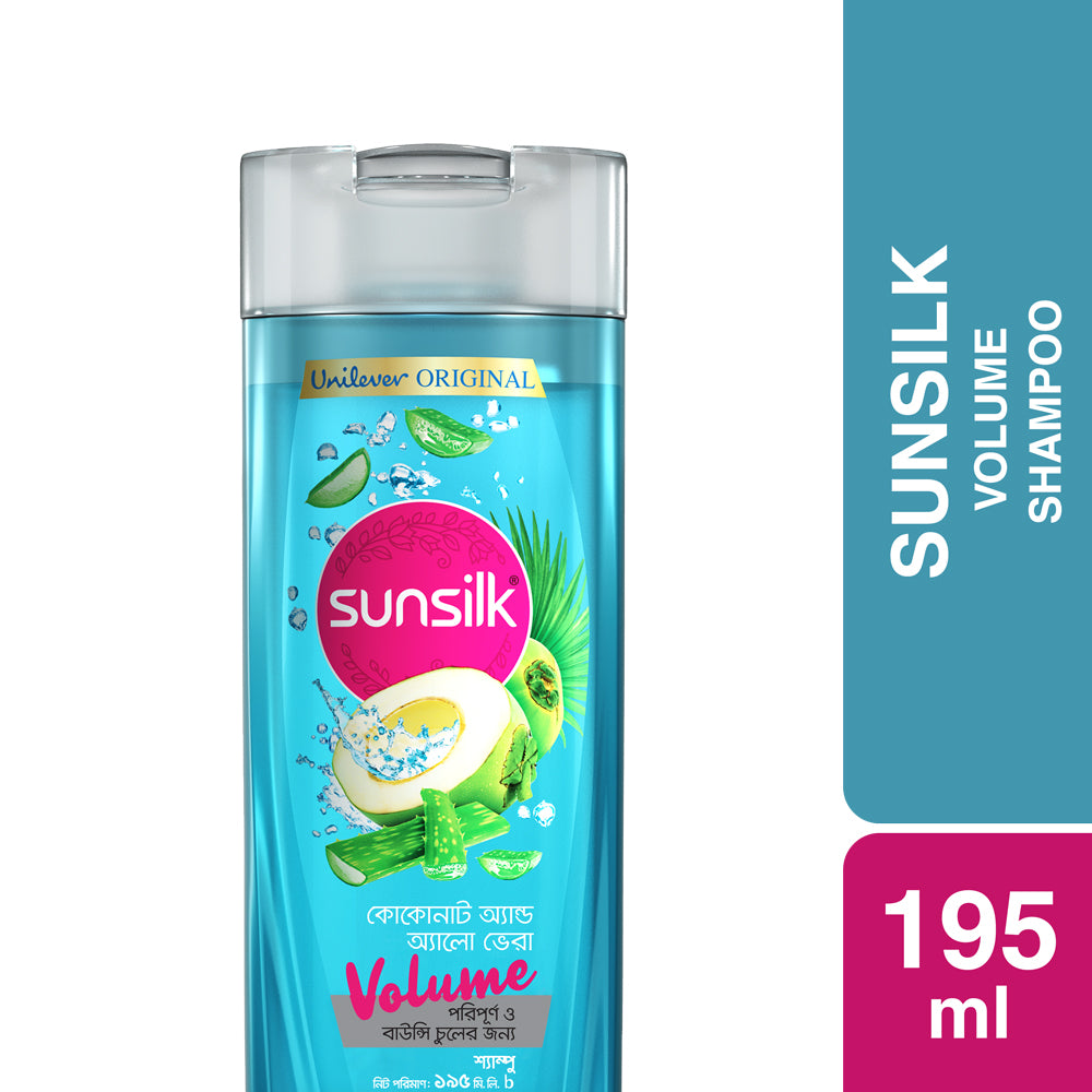 Sunsilk Coconut Water &amp; Aloe Vera Volume Hair Shampoo