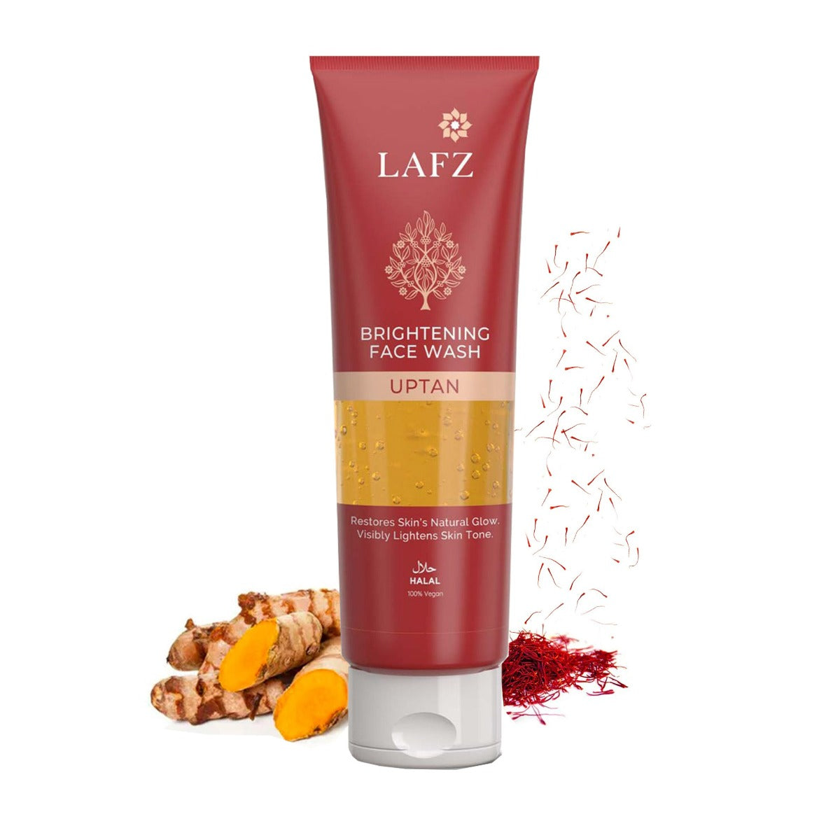 Lafz Uptan Brightening Face Wash (75ml) - Tube (Pack of 2)