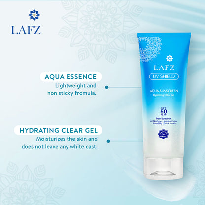 Lafz UV Shield Aqua Sunscreen - 50gm (Pack of 02)