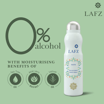 Lafz No Alcohol Perfume (160ml) - Faith