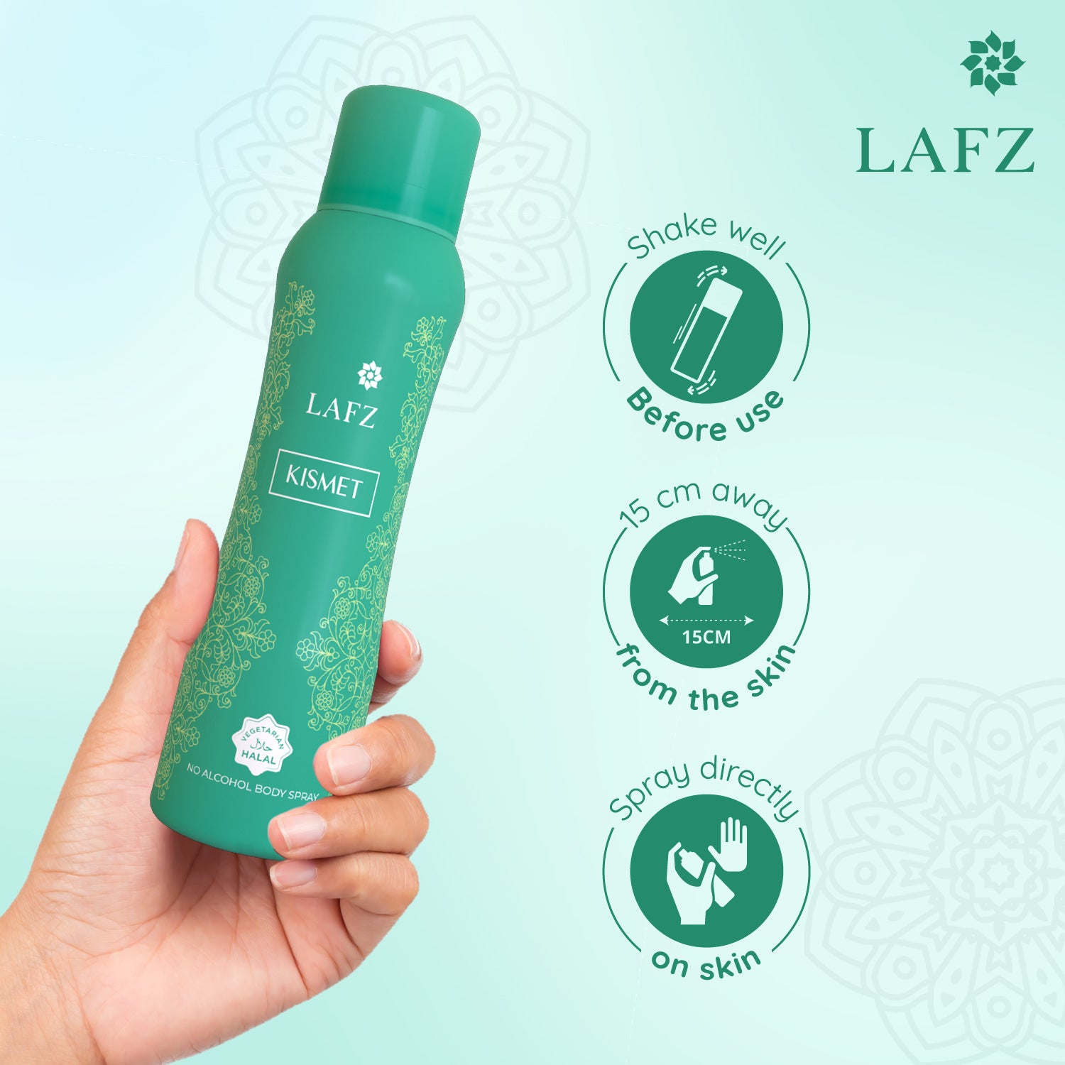 Lafz No Alcohol Perfume (160ml) - Kismet