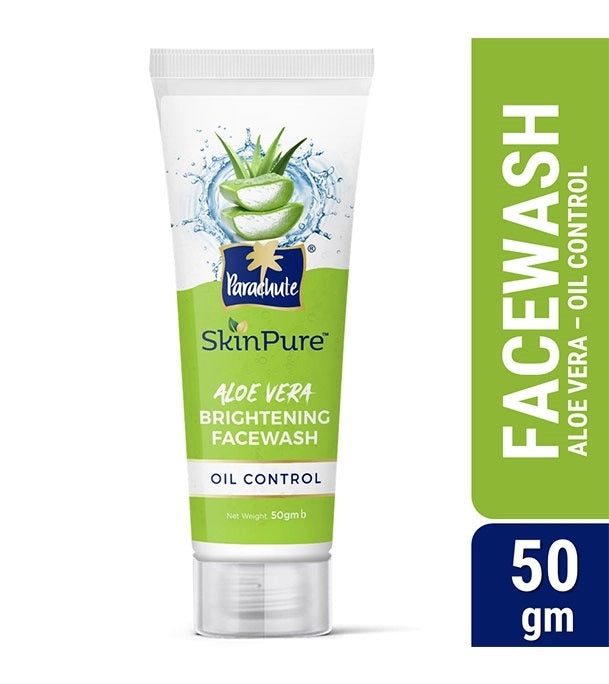 Parachute SkinPure Aloe Vera Gel 200ml (FREE Aloe Vera Facewash - OIL CONTROL - 50gm)