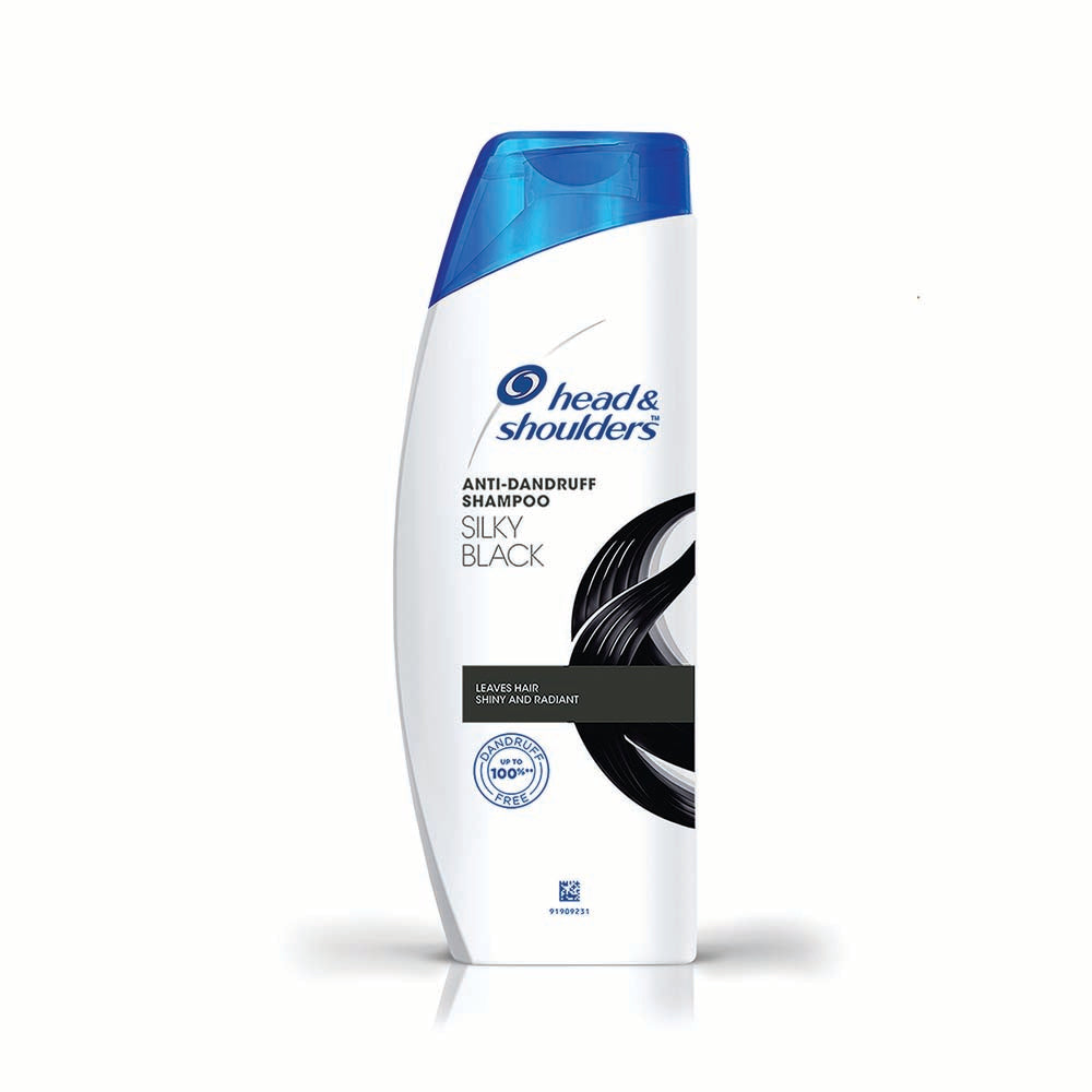 Head &amp; Shoulders Silky Black Anti Dandruff Shampoo (340ml)