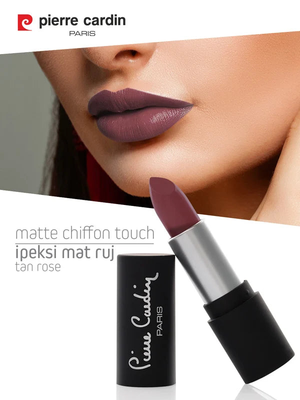 Pierre Cardin Matte Chiffon Touch Lipstick (4gm)