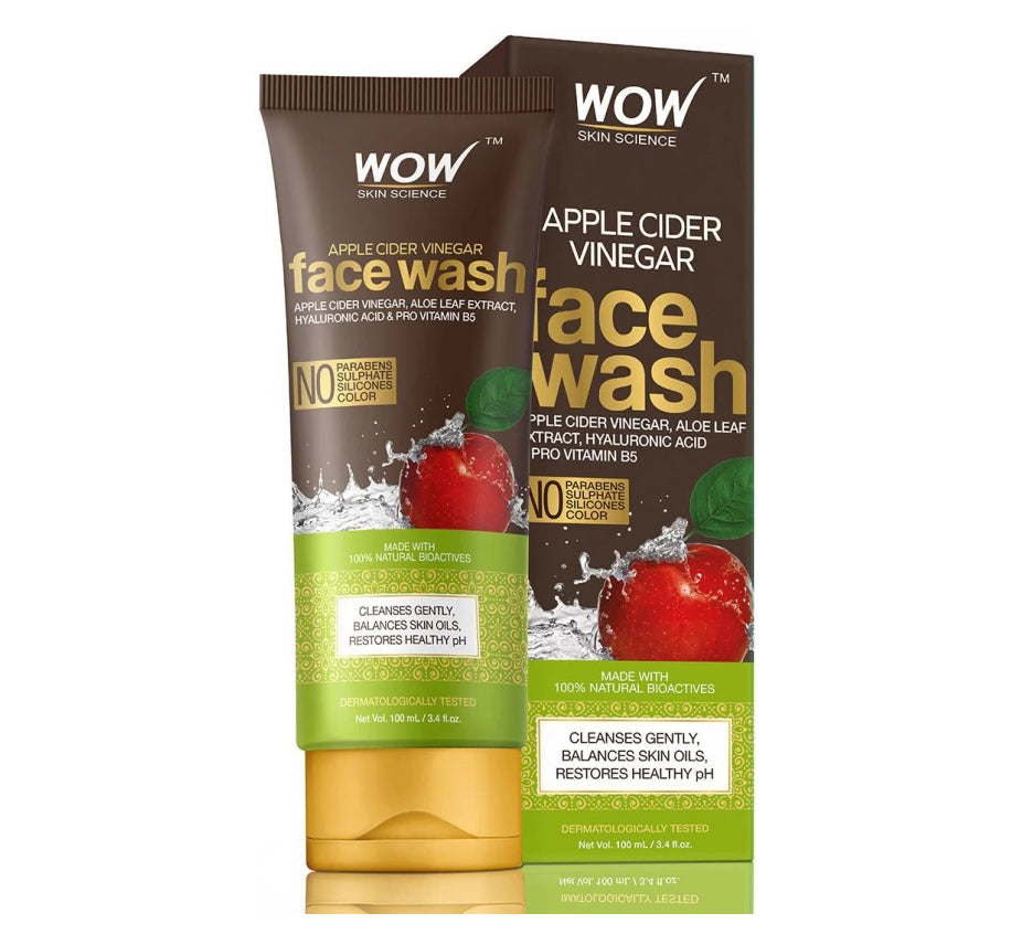 Wow Skin Science Apple Cider Vinegar Face Wash (100ml)