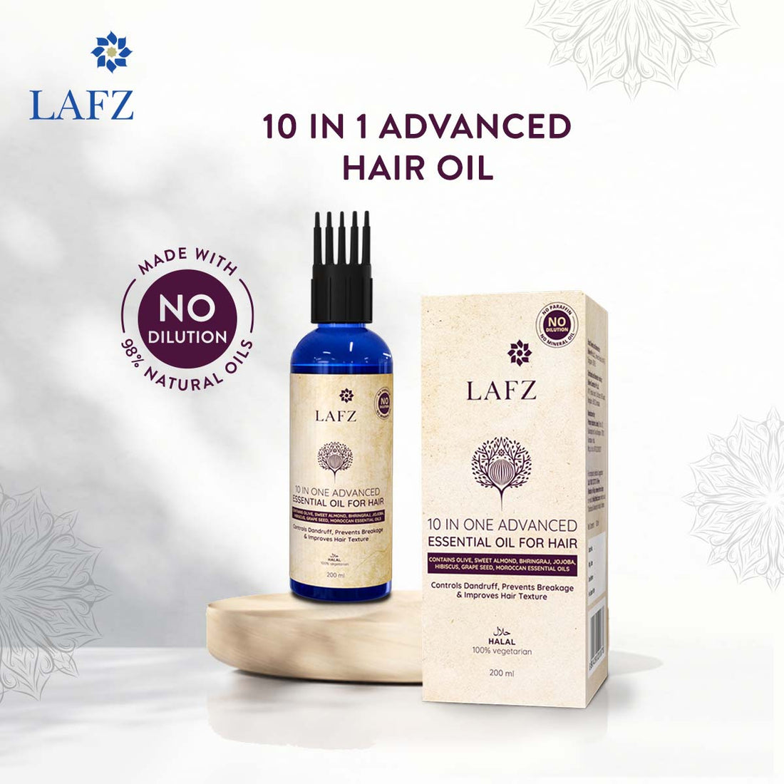 Lafz 10 in 1 Advanced Essential Oil - for Hair