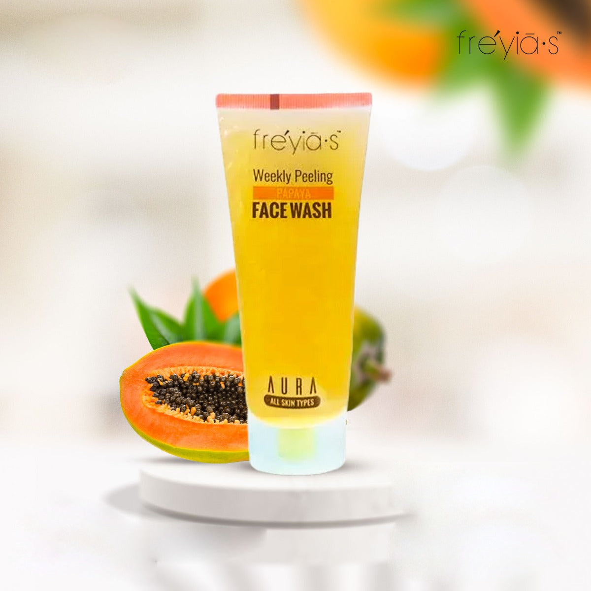 Freyias Weekly Peeling Face Wash (100ml) - Papaya