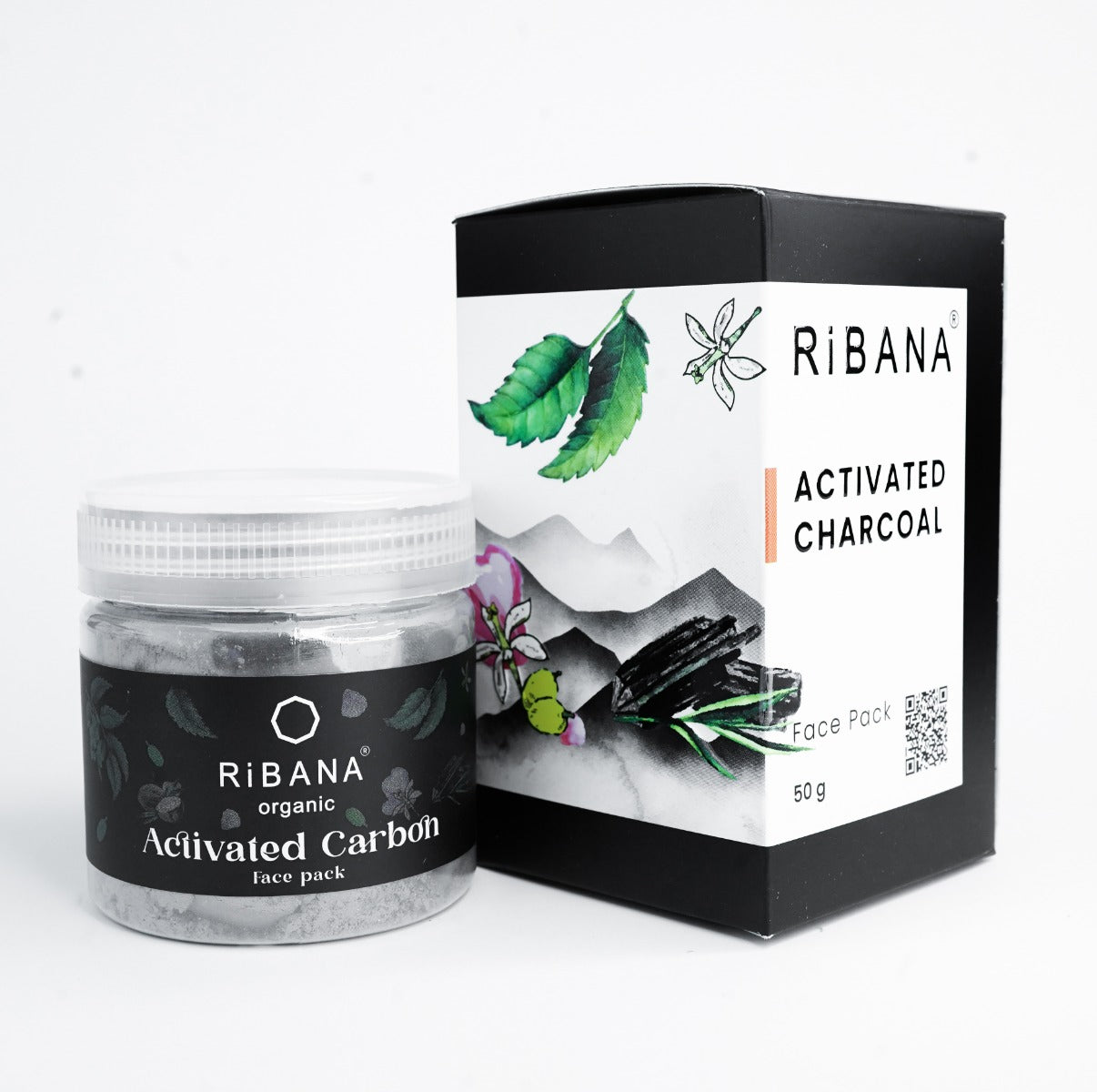 RiBANA Activated Charcoal Face Pack (50gm)