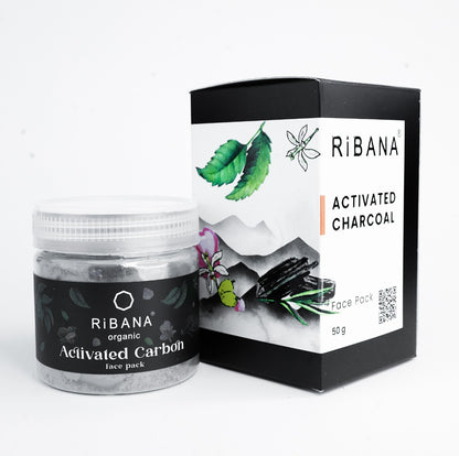 RiBANA Activated Charcoal Face Pack (50gm)