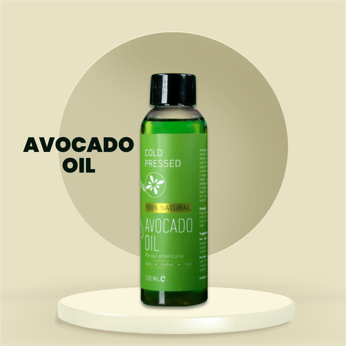 Skin Cafe 100% Natural Avocado Oil (120ml)