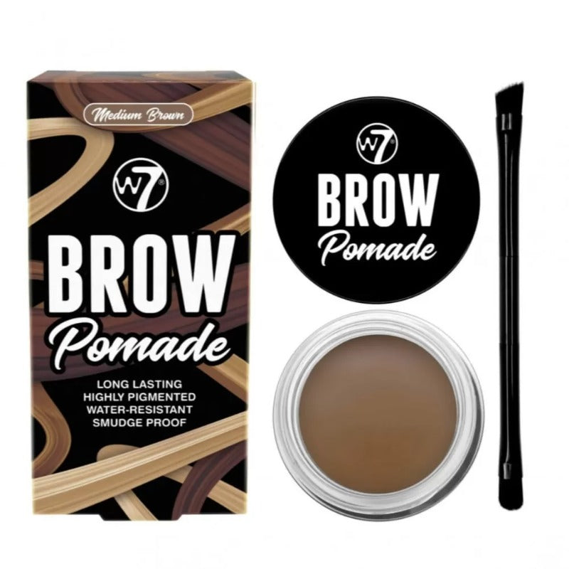 W7 Brow Pomade Medium Brown (4.25gm)