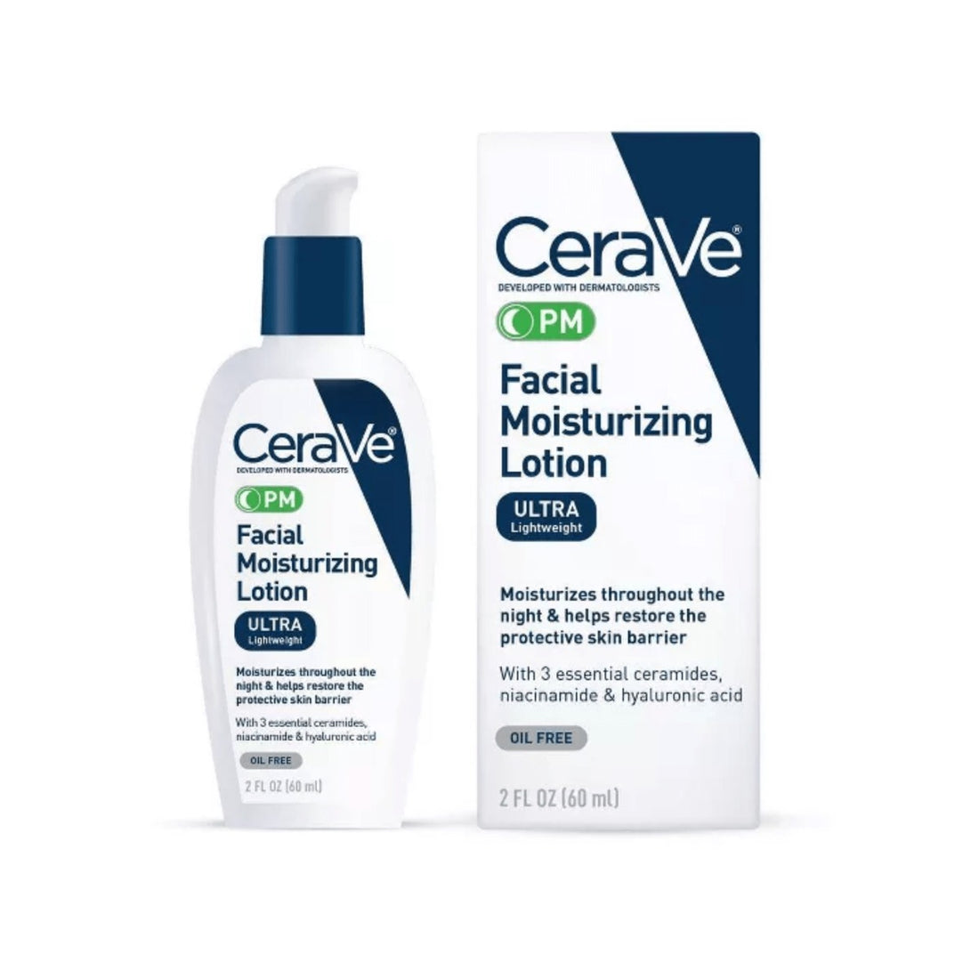 CeraVe PM Facial Moisturizing Lotion (60ml)