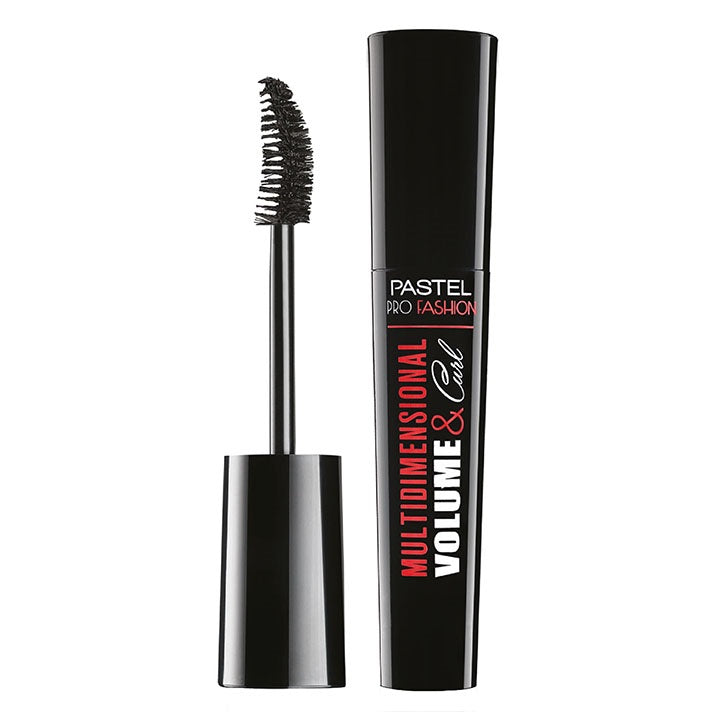 Pastel Multidimensional Volume and Curl Mascara - Black