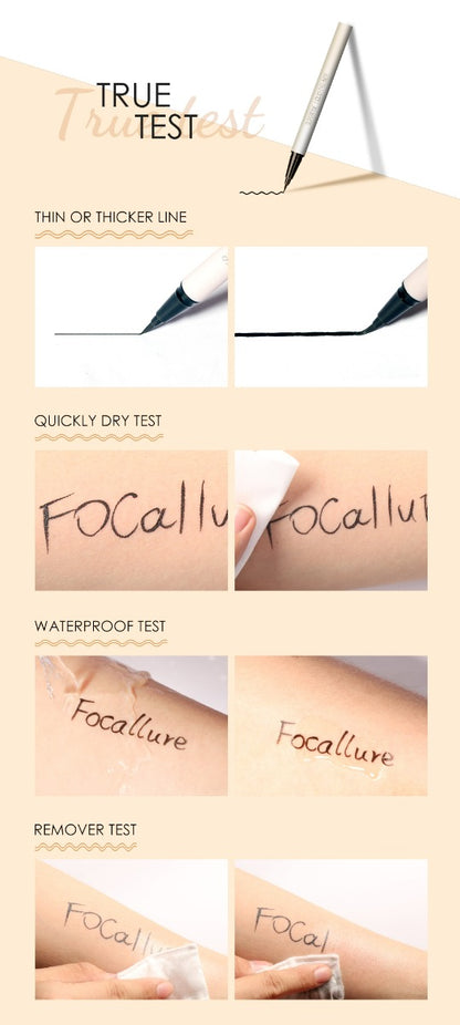 FA 91 Focallure Superfine Liquid Waterproof Eyeliner Pen (0.6g) - Black