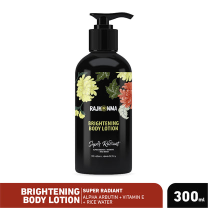 Rajkonna Brightening Body Lotion (Super Radiant) (300ml)