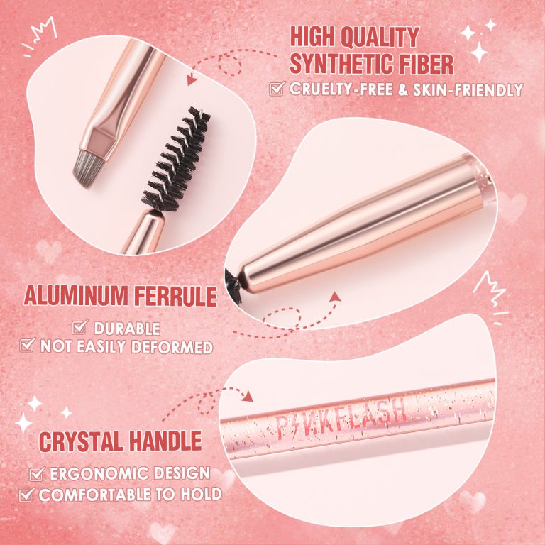 T04 - PINKFLASH Duo Eyebrow Brush