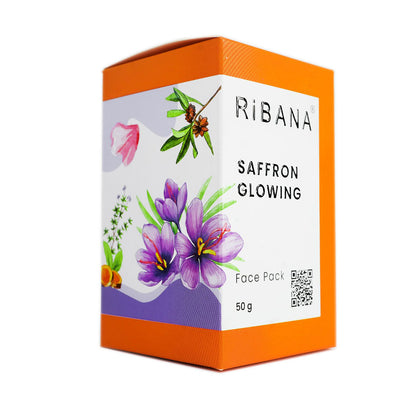 RiBANA Saffron Glowing Face Pack (50gm)