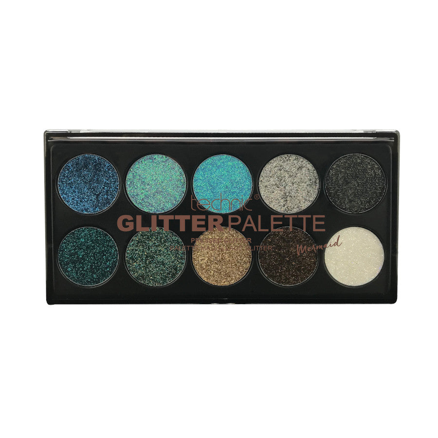 Technic Pressed Glitter Eye Shadow Palette - Mermaid